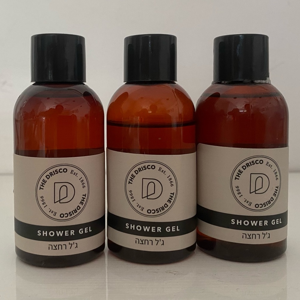 NWT The Drisco Hotel Shower Gel (3 travel size bottles)
